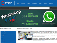 Tablet Screenshot of garensul.com.br